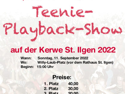 Mini- und Teenie Playback Show auf der Kerwe St. Ilgen 2022