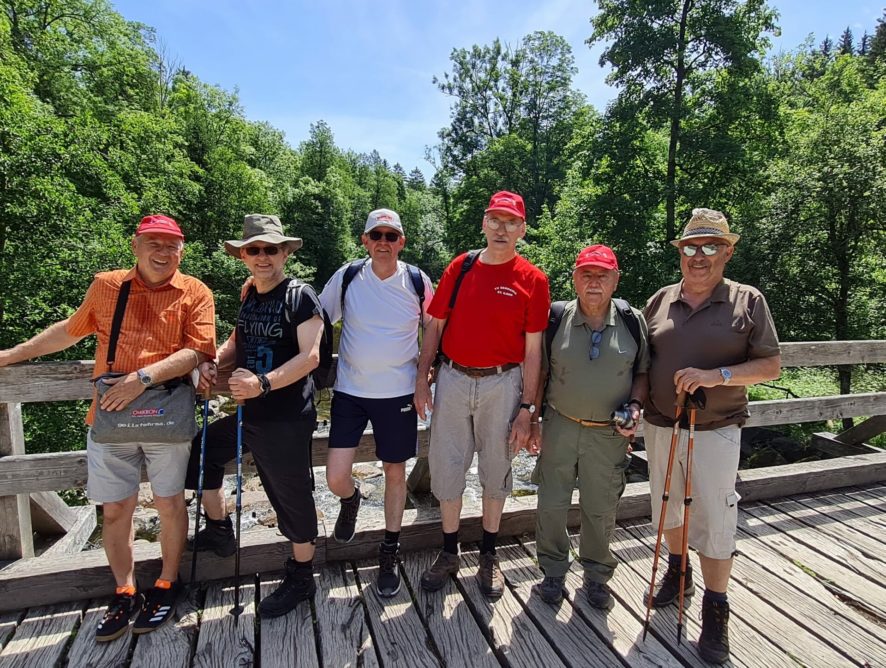 Jedermänner Sportausflug in die Wutach-Schlucht