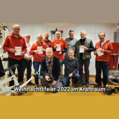 Weihnachtsfeier der Kraftraum-Senioren mit Verleihung des Deutschen Sportabzeichens