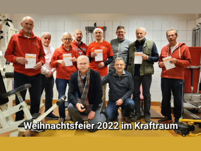 Weihnachtsfeier der Kraftraum-Senioren mit Verleihung des Deutschen Sportabzeichens
