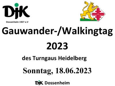 Einladung zum Gauwandertag / Walkingtag