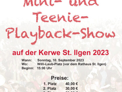 Mini- und Teenie-Playback-Show