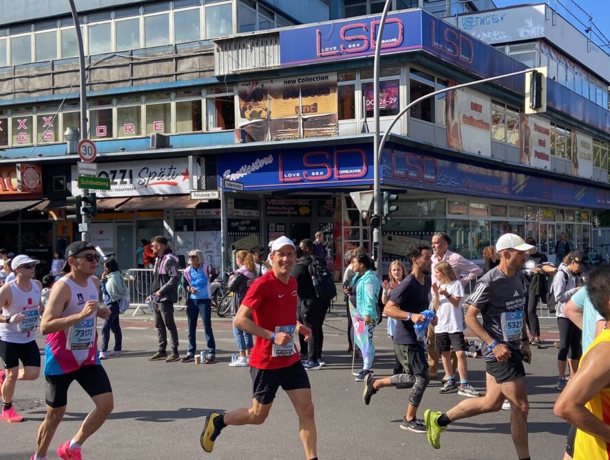Florian Speth beim Berlin Marathon