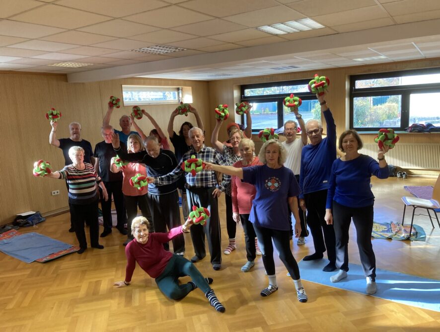 Loopies Spielball bei der Gruppe Bewegung und Entspannung