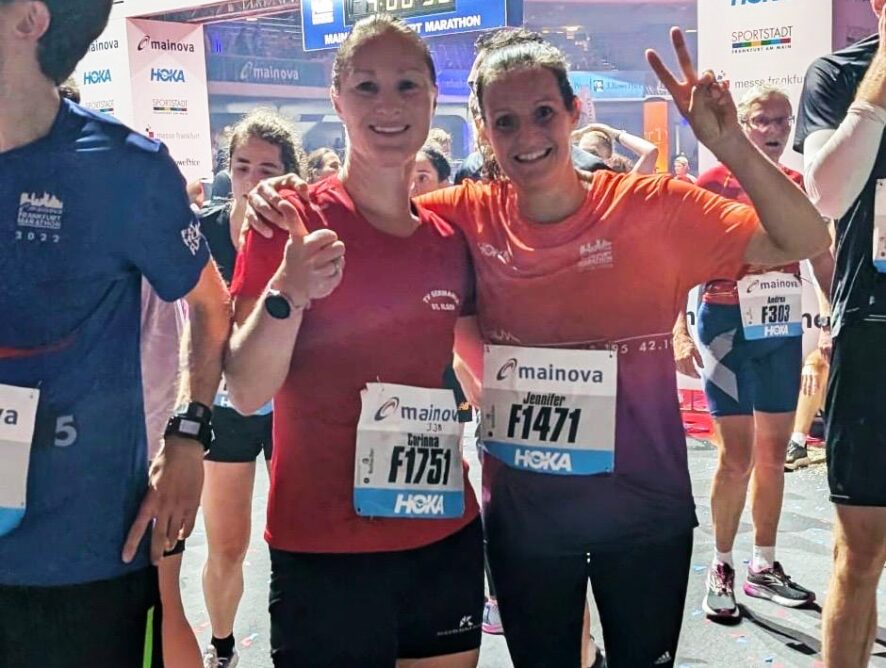 St. Ilgener Läuferinnen beim Mainova Frankfurt Marathon