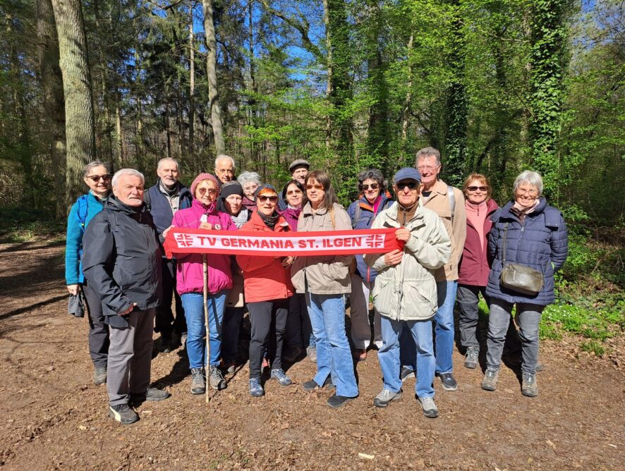 Blütenwanderung des TV Germania St. Ilgen am 6. April 2025