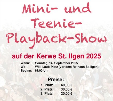 Mini- und Teenie-Playback-Show 2025