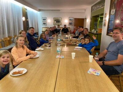 Pizzaparty statt Grillfest
