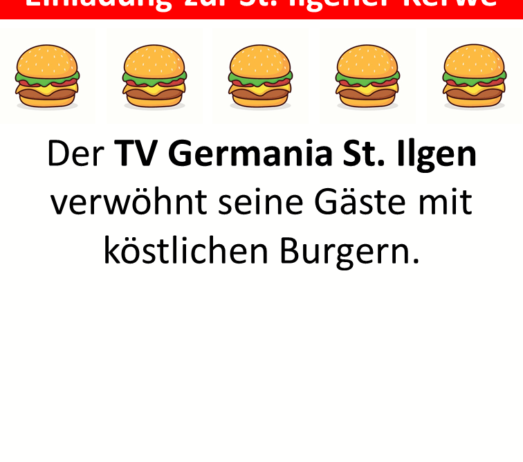 Einladung zur St. Ilgener Kerwe