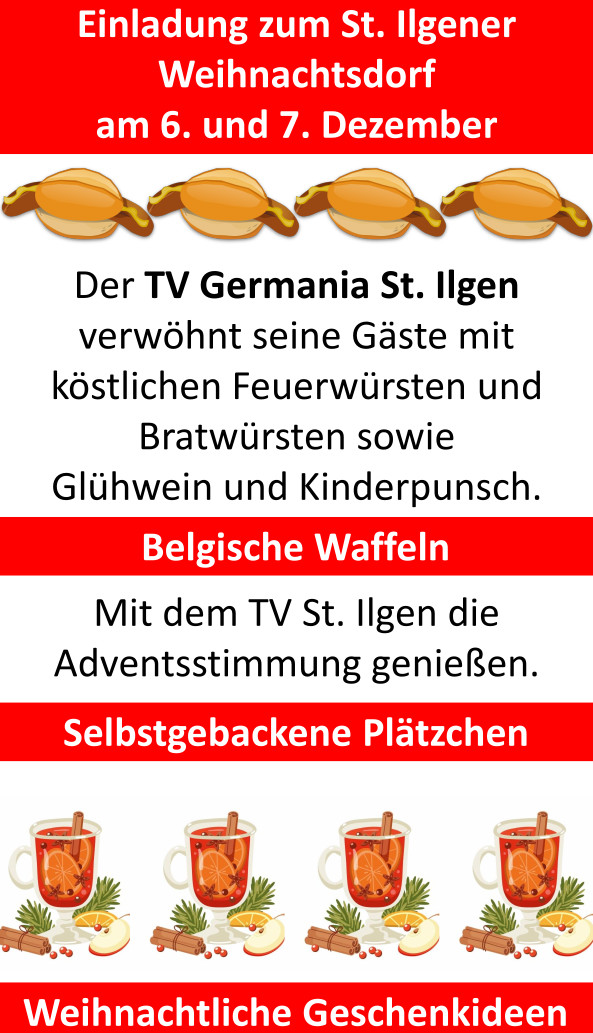 Angebot im Weihnachtsdorf