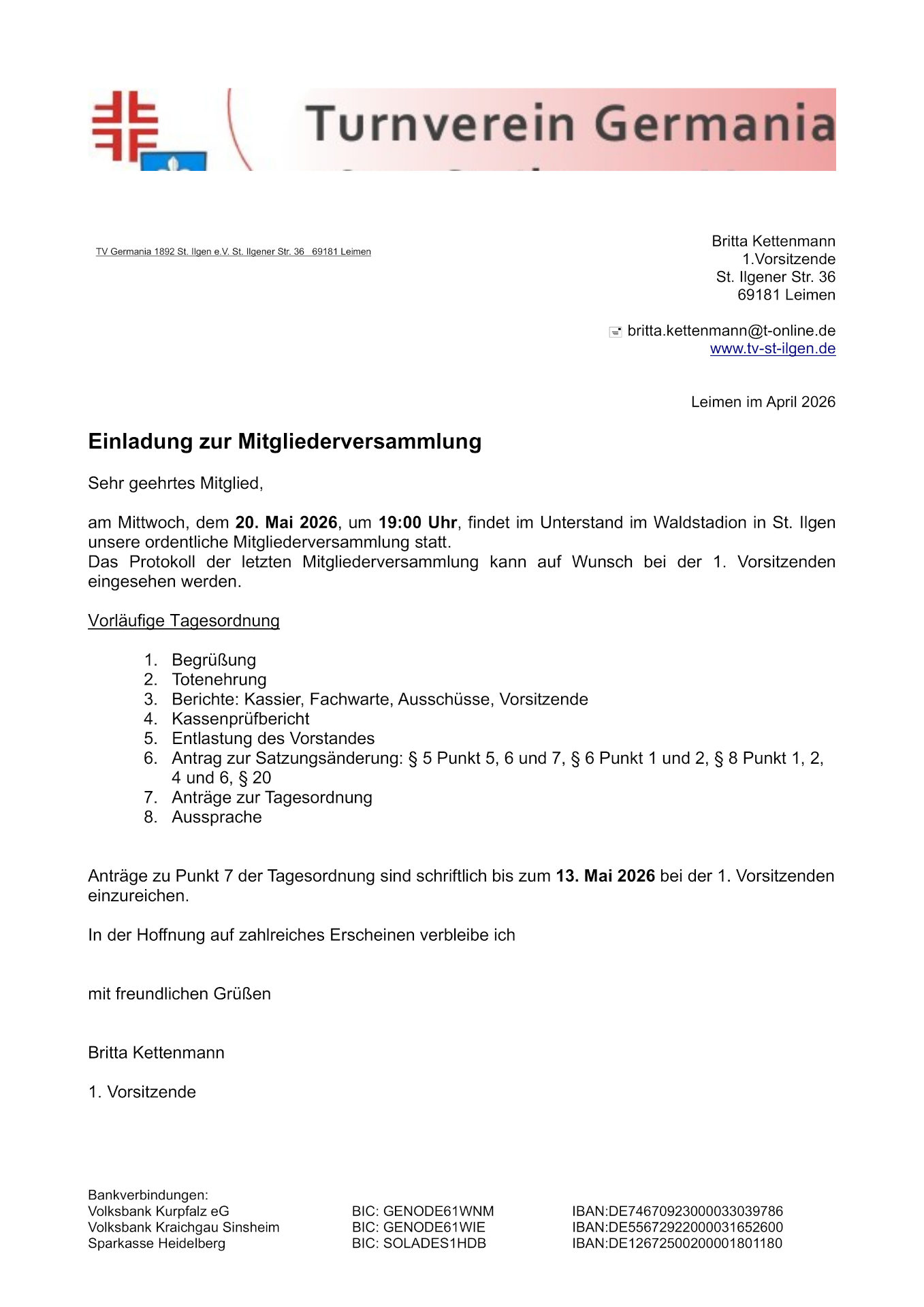 Vorschaubild Einladung zur Mitgliederversammlung 2026